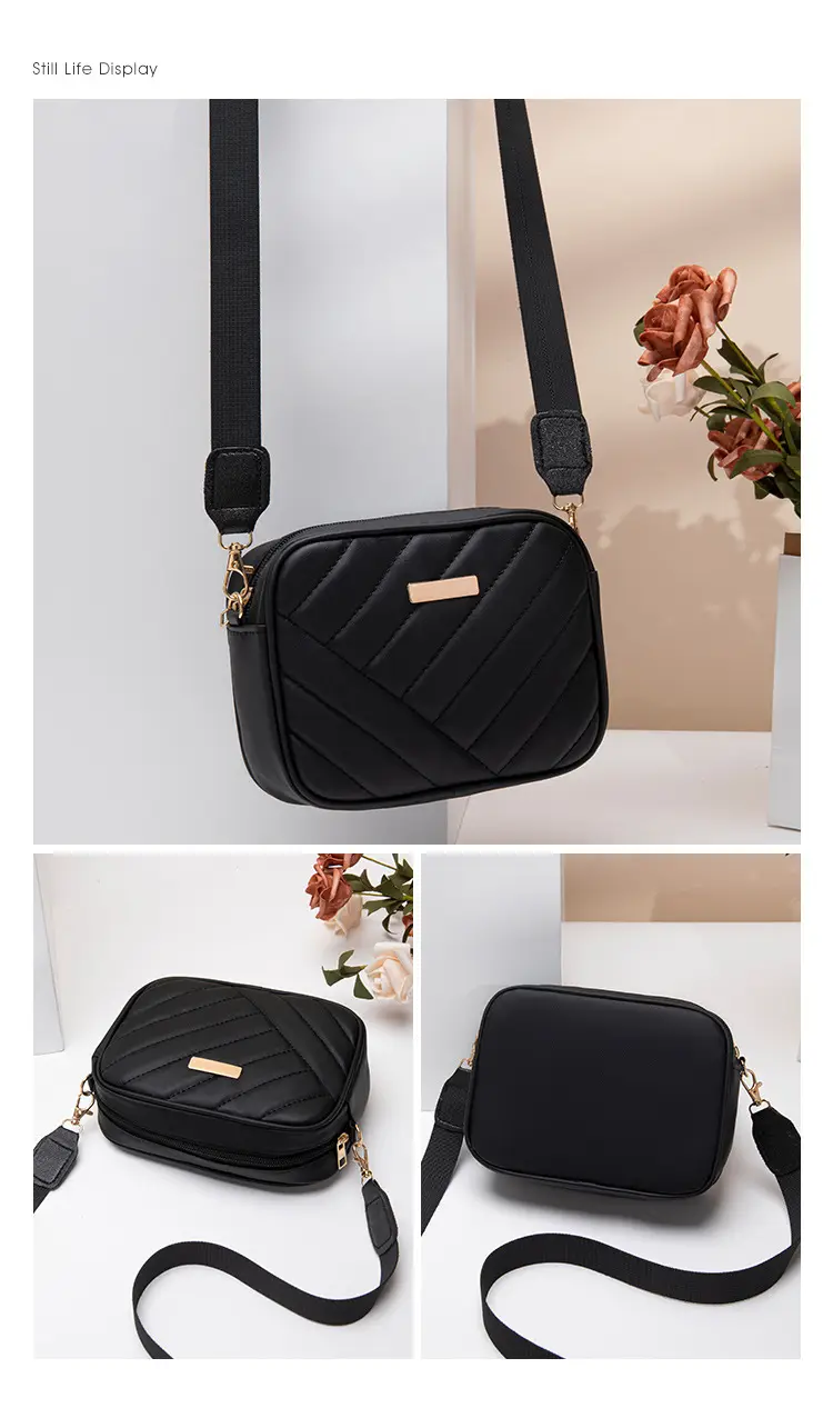 Red Quilted Embroidered Crossbody Bag for Women — feature 17