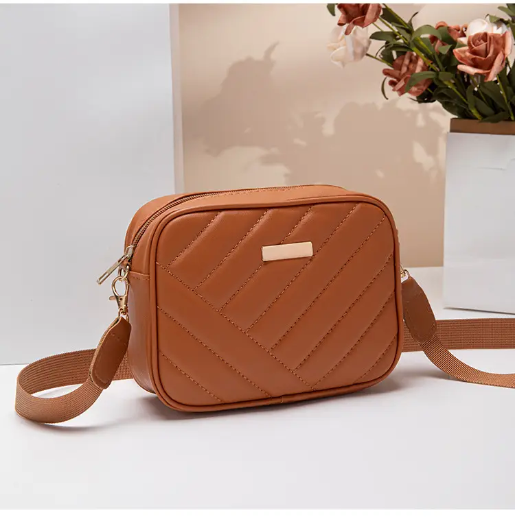 Red Quilted Embroidered Crossbody Bag for Women — feature 23