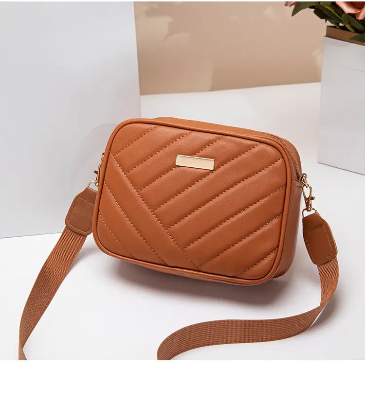 Red Quilted Embroidered Crossbody Bag for Women — feature 24