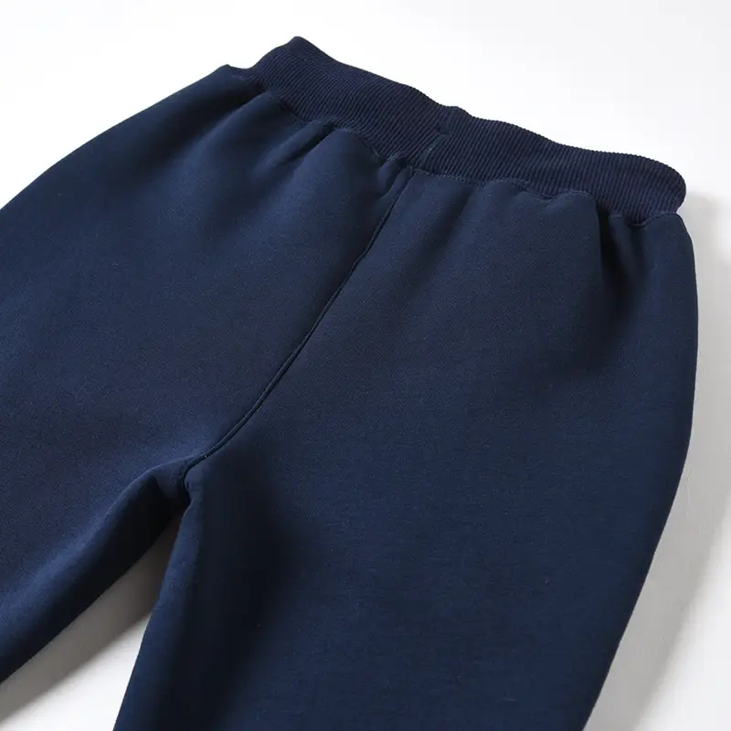 Navy Blue Chubby School Pants for Kids Winter - Image 7