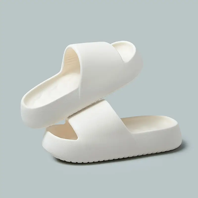 Slip-on slippers men's summer indoor home home Bath soft bottom high-grade couple thick bottom slippers Women's