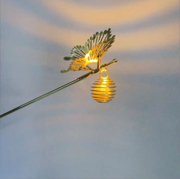 Ginkgo Leaf Hairpin with Glowing Lantern Tassel - Image 63