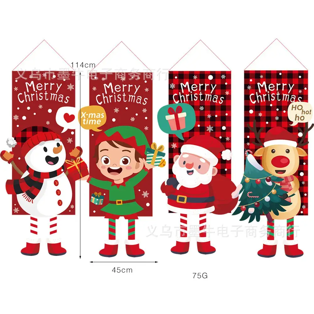 Christmas Cartoon Doll Hanging Decor 141cm - Image 6