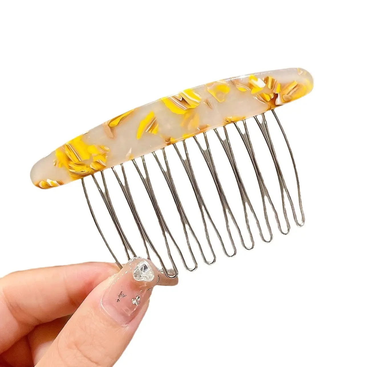 High-Grade Acetate Hair Comb with Reverse Insert Design - Image 8
