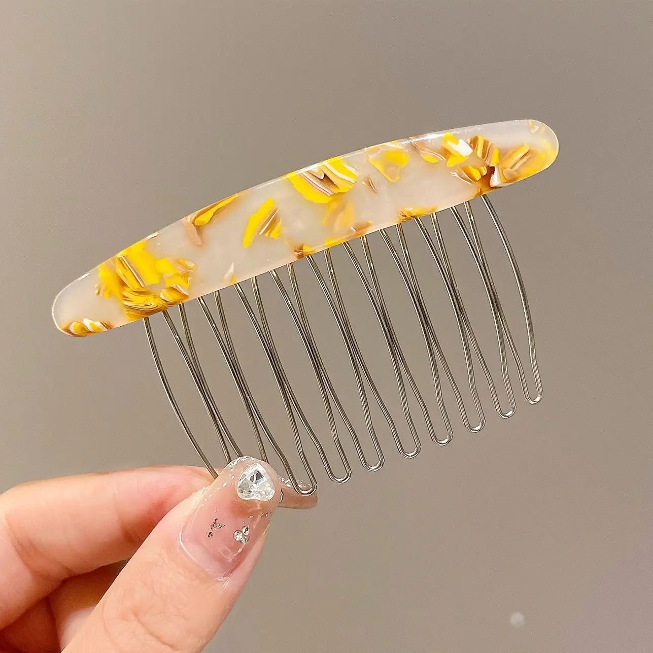 High-Grade Acetate Hair Comb with Reverse Insert Design - Image 3