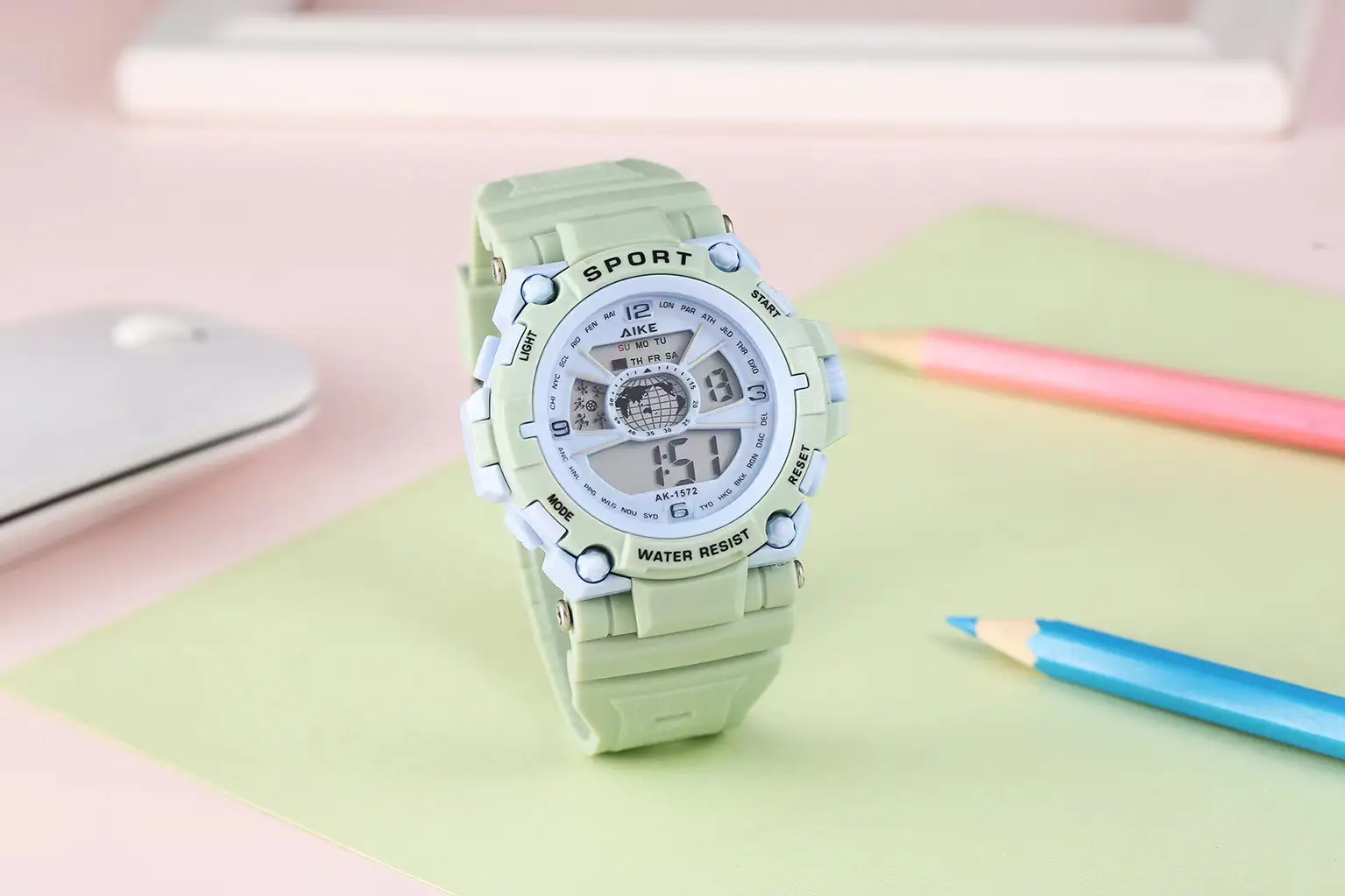 Luminous Digital Sports Watch for Men Women — feature 11