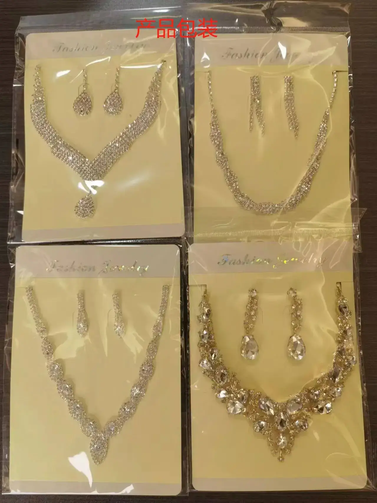 High-End Bridal Zircon Necklace & Earrings Set — feature 18