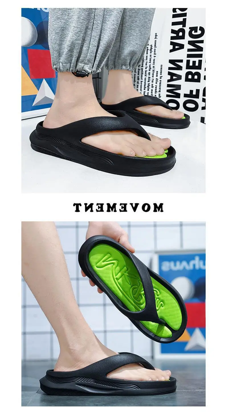 Fujian manufacturers flip flops men's summer outdoor wear wear-resistant beach slippers men's flip-flops sports break — feature 10