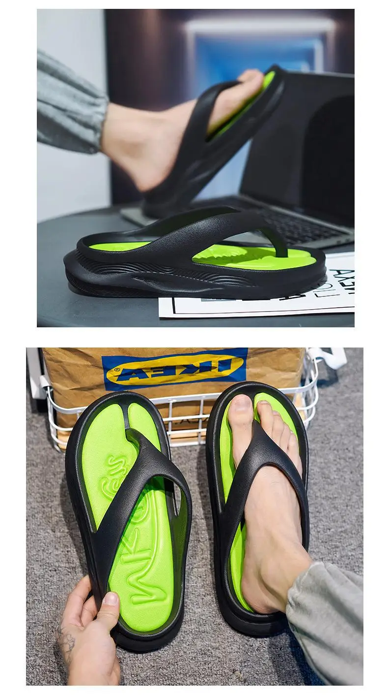 Fujian manufacturers flip flops men's summer outdoor wear wear-resistant beach slippers men's flip-flops sports break — feature 11