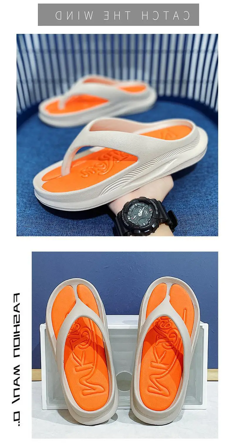 Fujian manufacturers flip flops men's summer outdoor wear wear-resistant beach slippers men's flip-flops sports break — feature 8