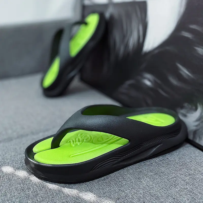 Fujian manufacturers flip flops men's summer outdoor wear wear-resistant beach slippers men's flip-flops sports break