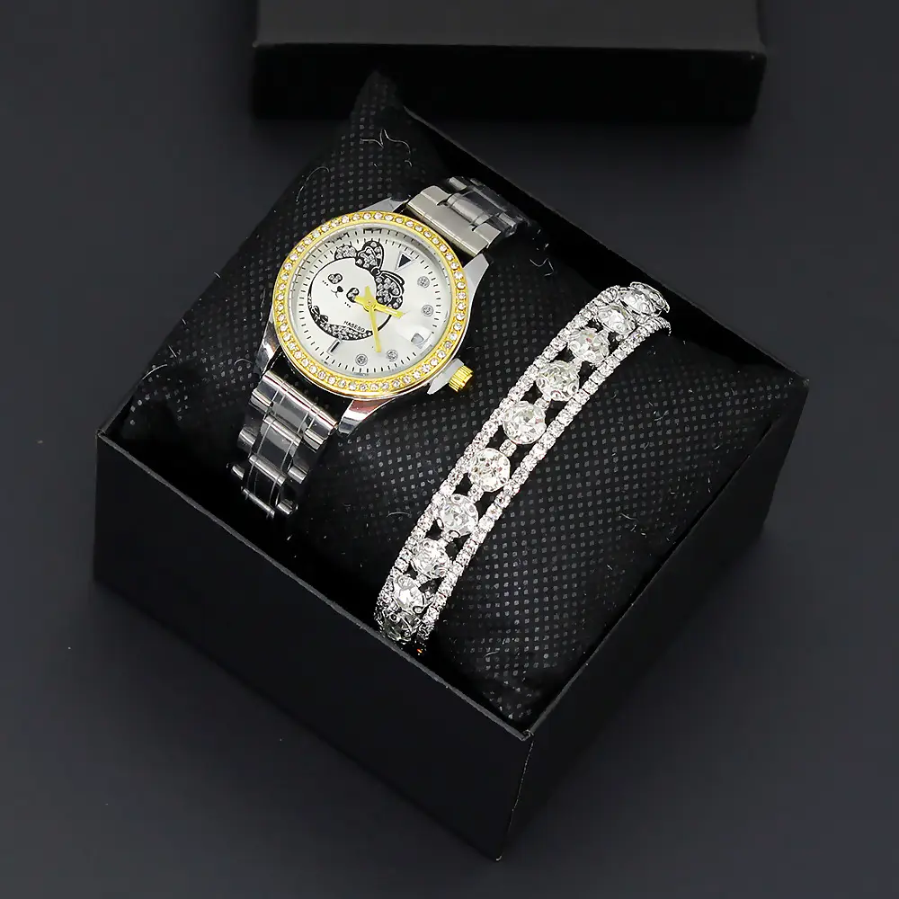Women's Korean Style Quartz Watch & Bracelet Set — feature 4