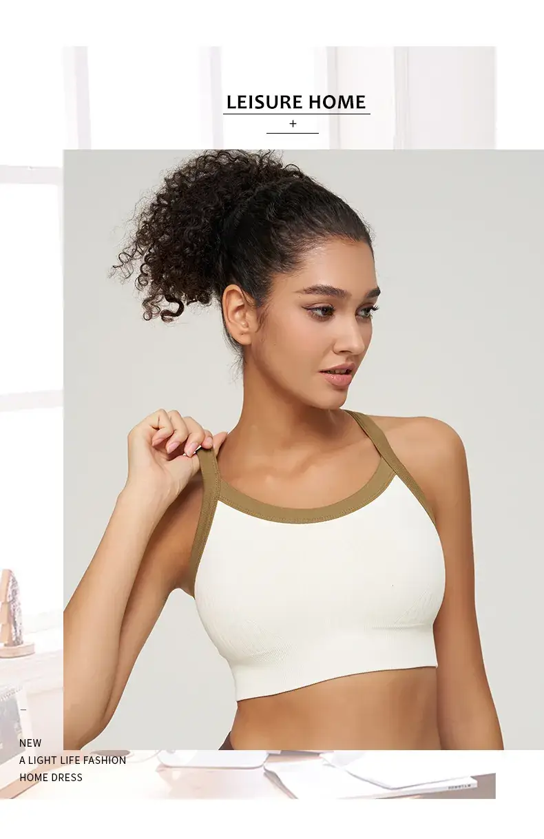 Seamless One-Piece Chest Pad Yoga Bra Shockproof Push-Up — feature 11