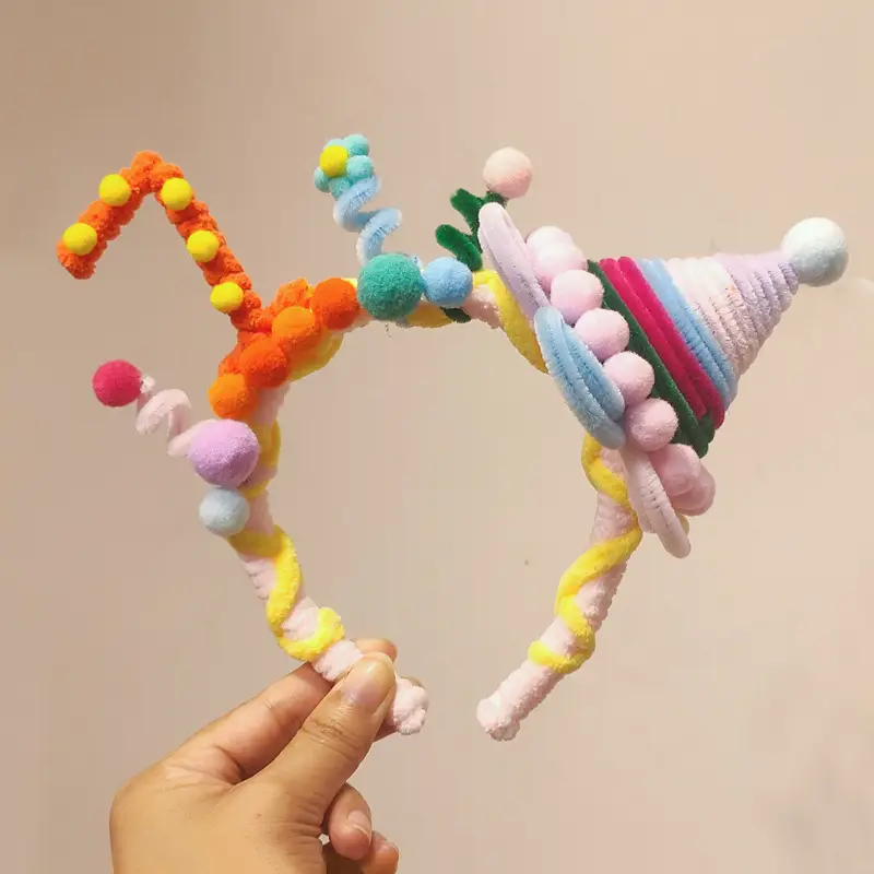 Kids Party Headband with Colorful Party Hat for 1-Year-Olds - Image 7