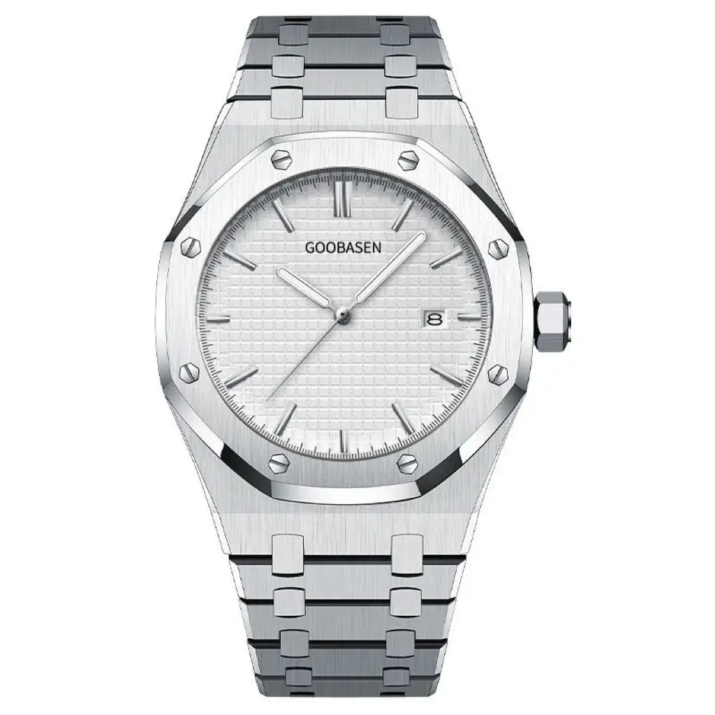 Men's Mechanical Watch with Blue Dial & Waterproof Design - Image 3