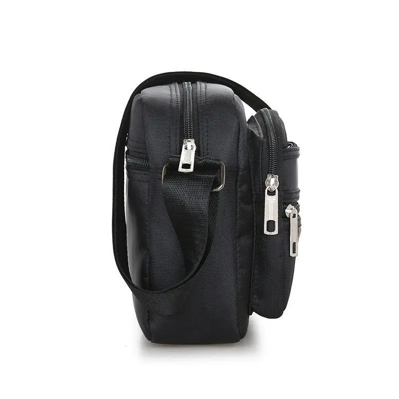 Men's Canvas Crossbody Shoulder Bag Brown — feature 18