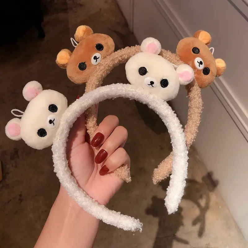 Plush Crab Ears Headband with Wool Laminated Design - Image 86