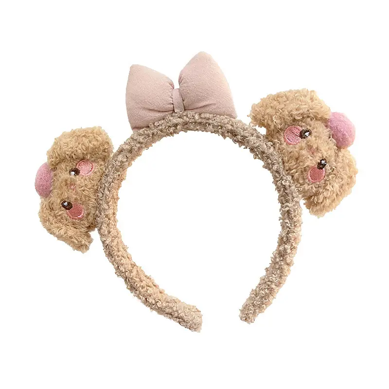 Plush Crab Ears Headband with Wool Laminated Design - Image 88