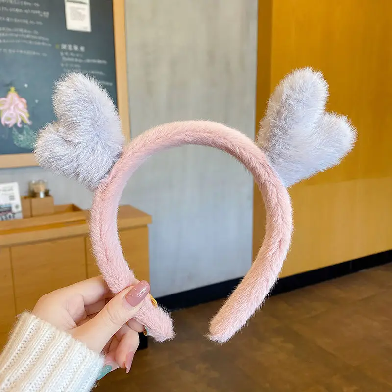 Plush Crab Ears Headband with Wool Laminated Design - Image 62