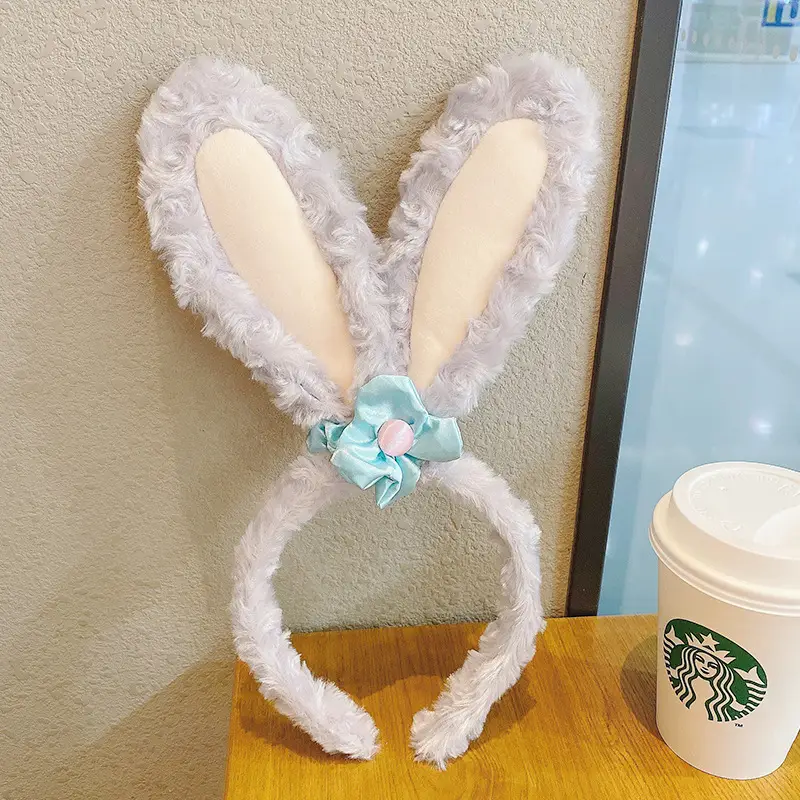 Plush Crab Ears Headband with Wool Laminated Design - Image 66