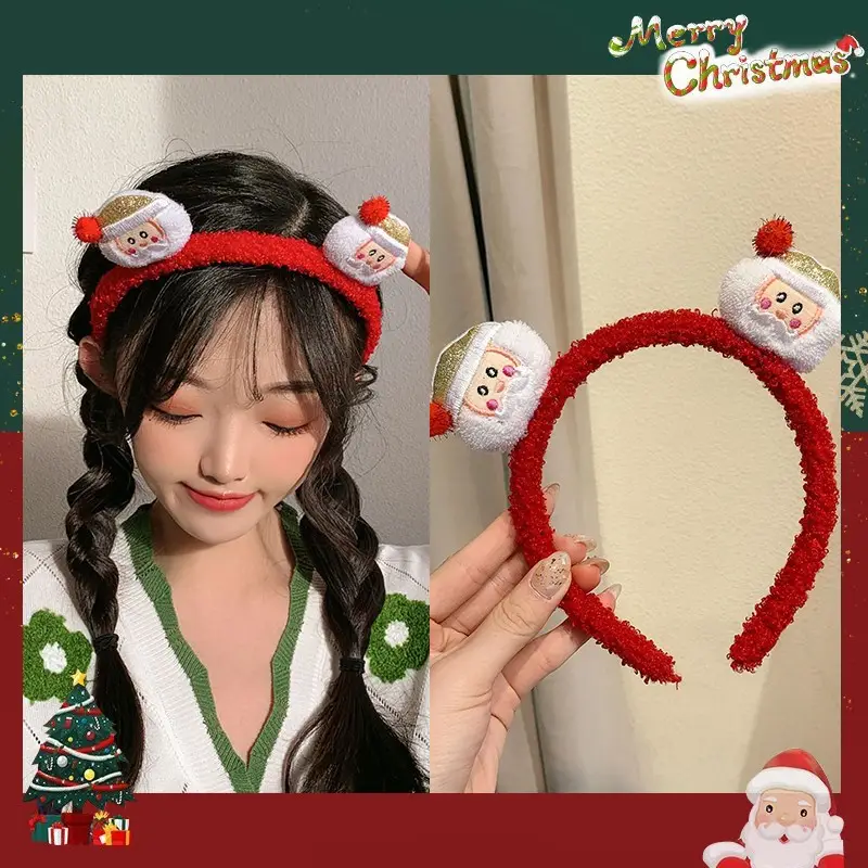 Plush Crab Ears Headband with Wool Laminated Design - Image 80