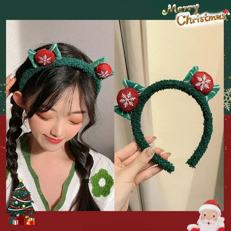Plush Crab Ears Headband with Wool Laminated Design - Image 81