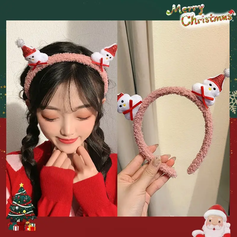 Plush Crab Ears Headband with Wool Laminated Design - Image 82
