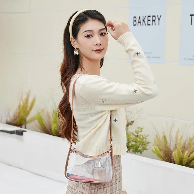 Transparent One-Shoulder Jelly Bag for Women - Image 9