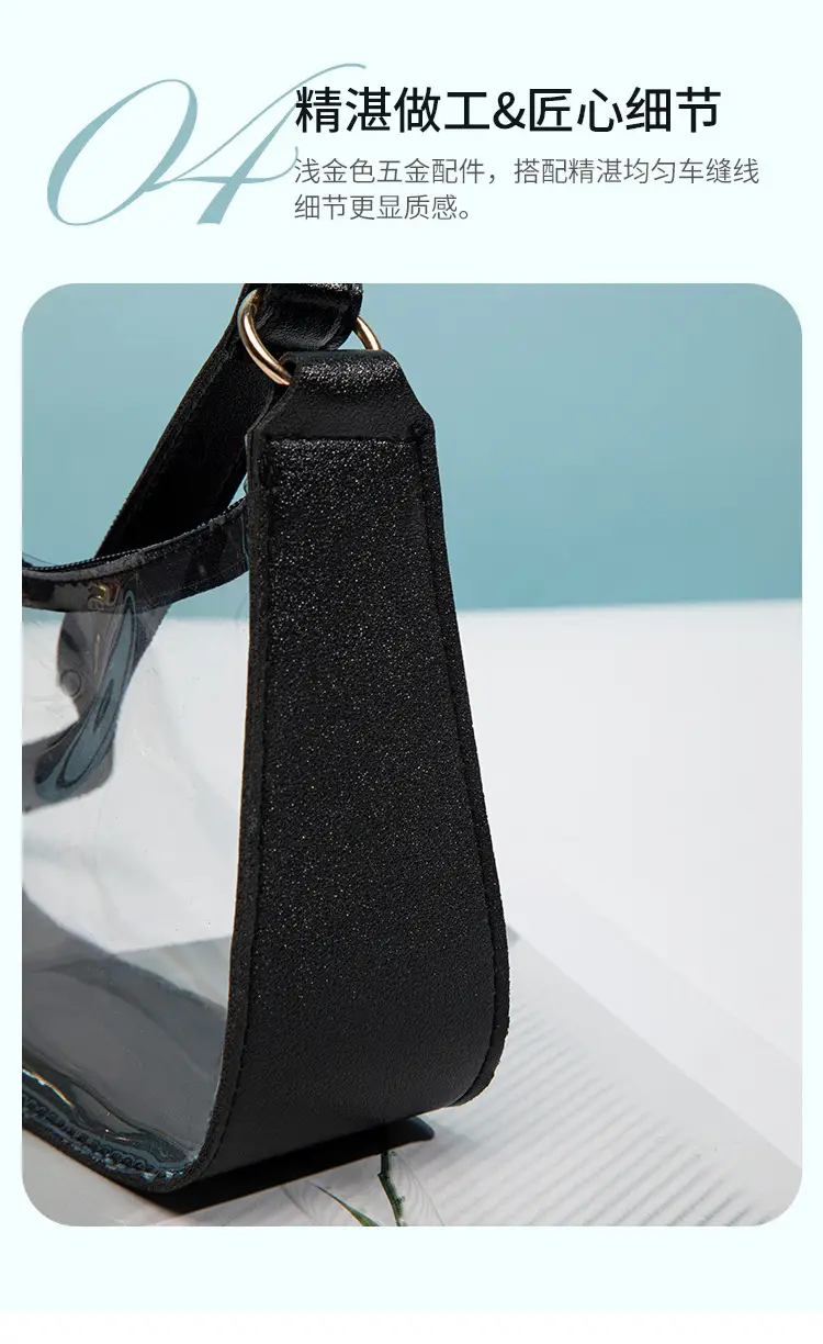 Transparent One-Shoulder Jelly Bag for Women — feature 13