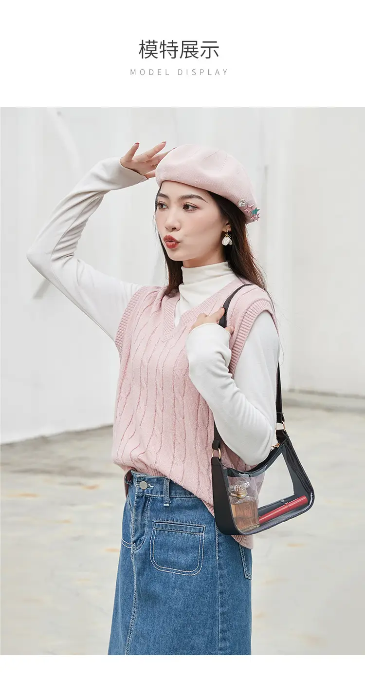 Transparent One-Shoulder Jelly Bag for Women — feature 14