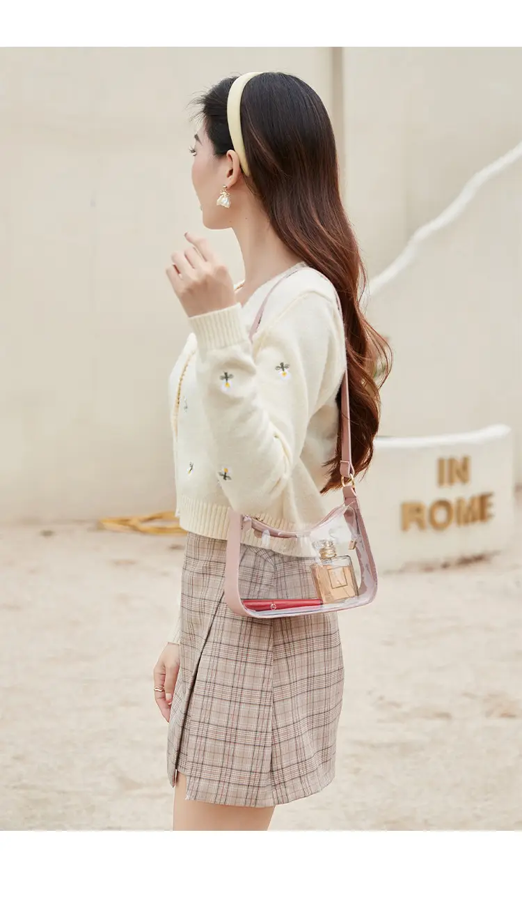 Transparent One-Shoulder Jelly Bag for Women — feature 19