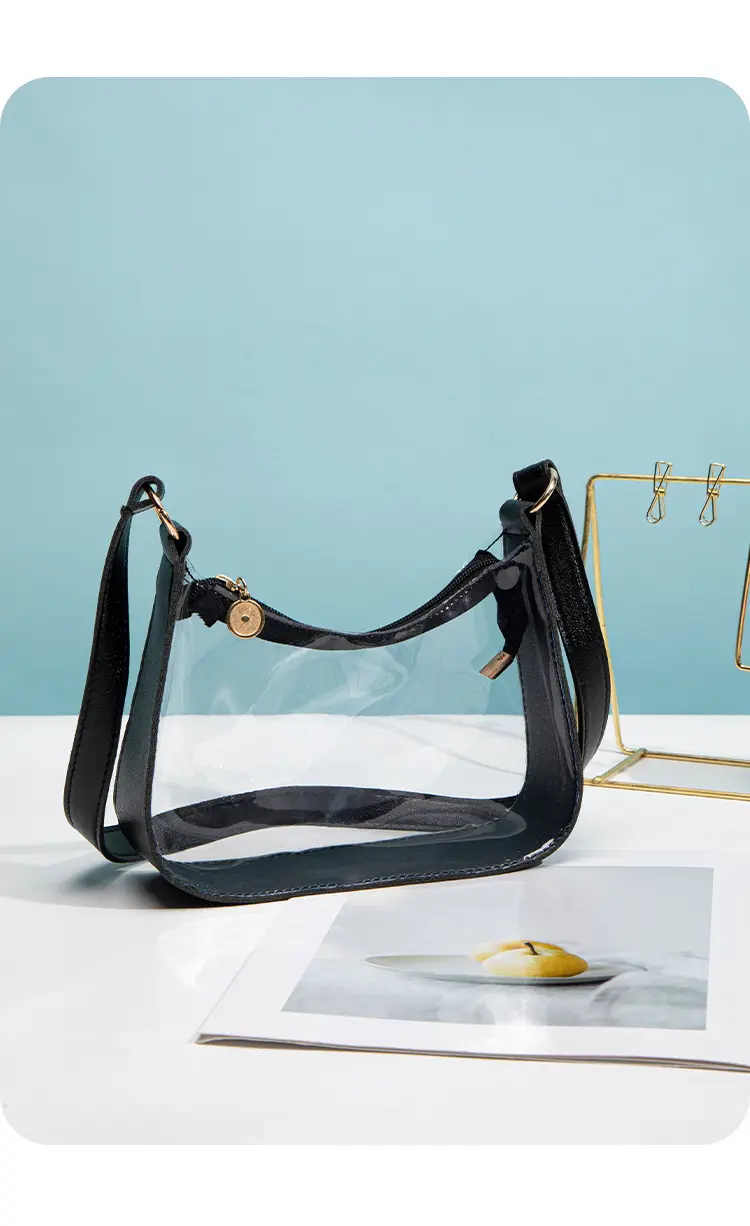 Transparent One-Shoulder Jelly Bag for Women — feature 4