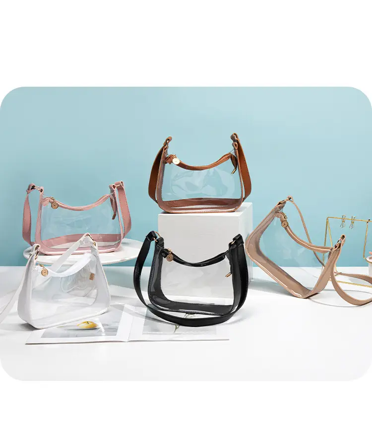 Transparent One-Shoulder Jelly Bag for Women — feature 6