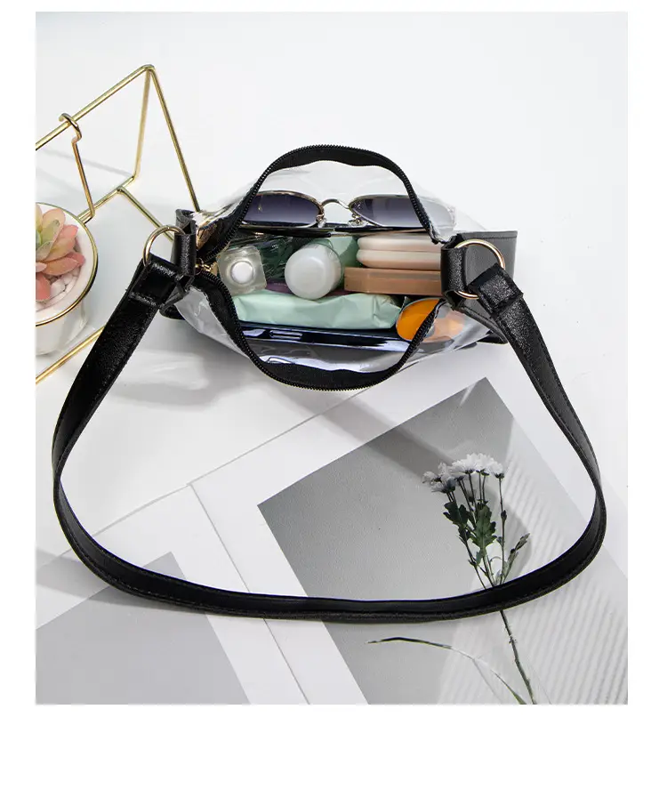 Transparent One-Shoulder Jelly Bag for Women — feature 9