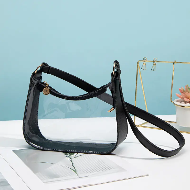 Transparent One-Shoulder Jelly Bag for Women - Image 2