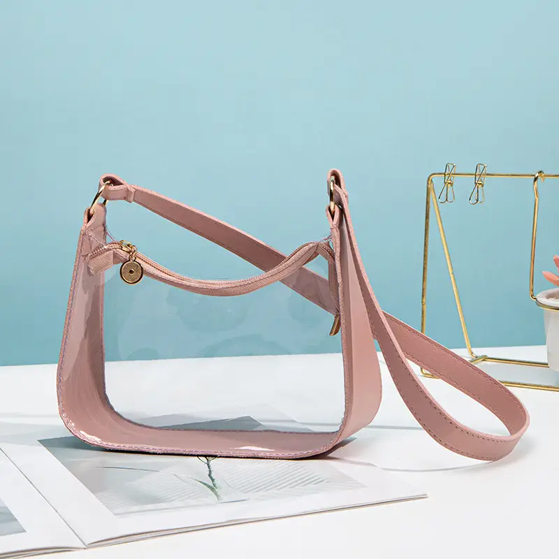 Transparent One-Shoulder Jelly Bag for Women - Image 3