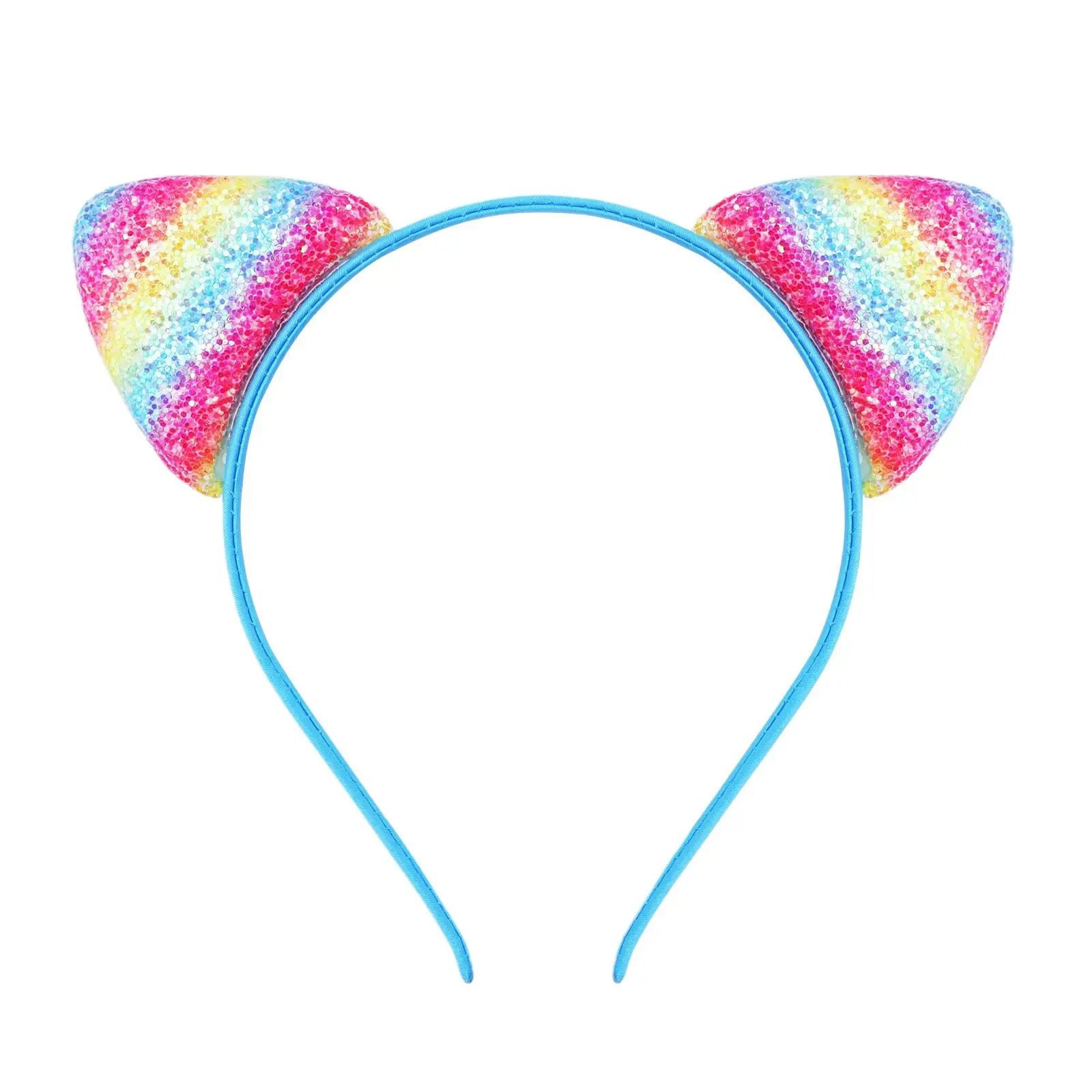 Cat Ears Headband Candy Color Sequins
