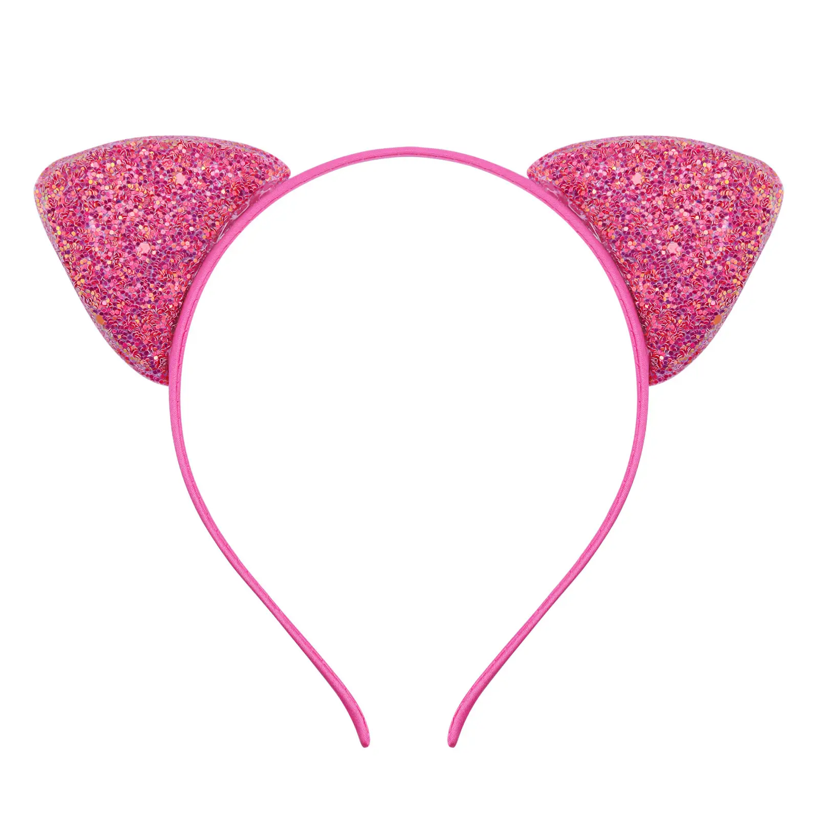 Cat Ears Headband Candy Color Sequins