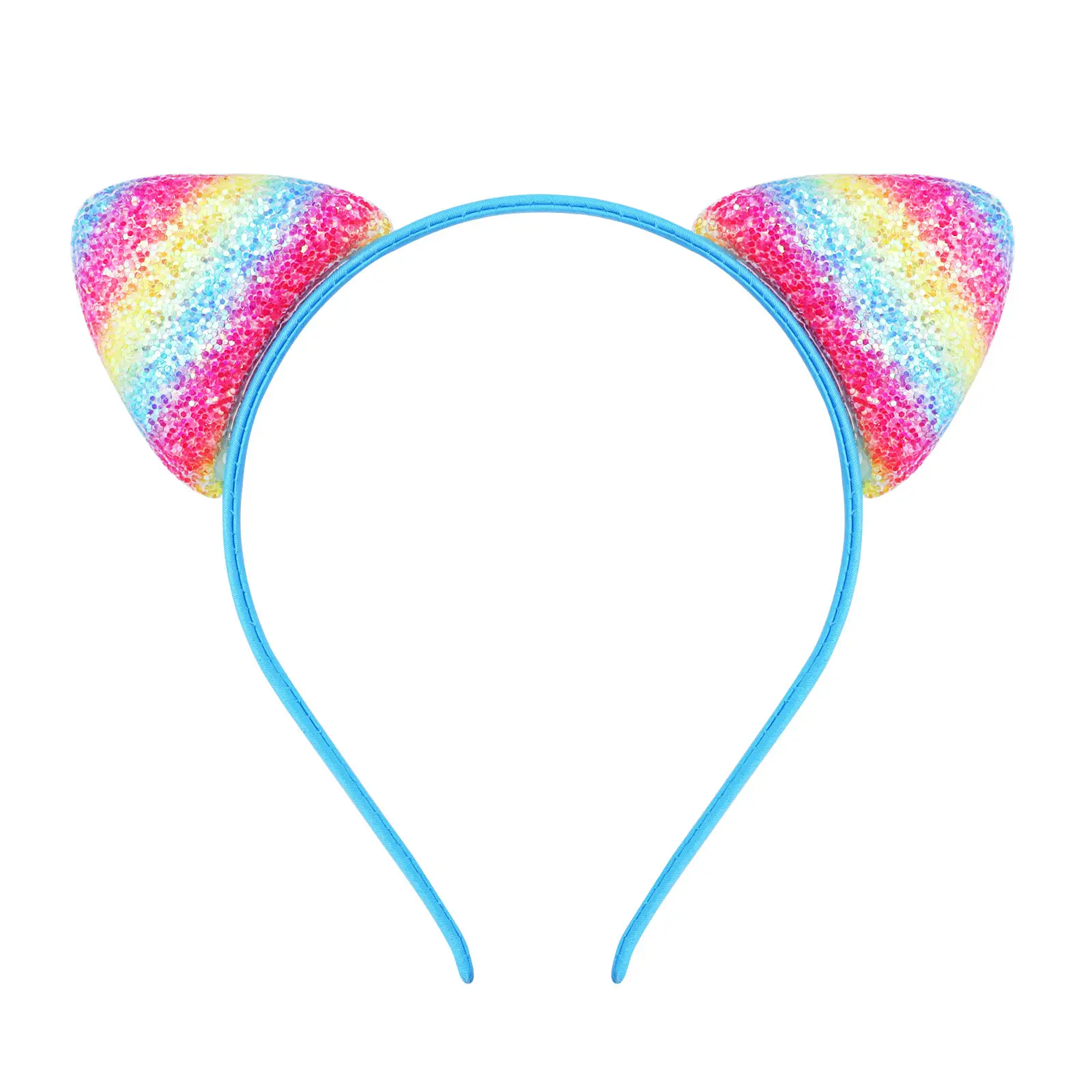 Cat Ears Headband Candy Color Sequins