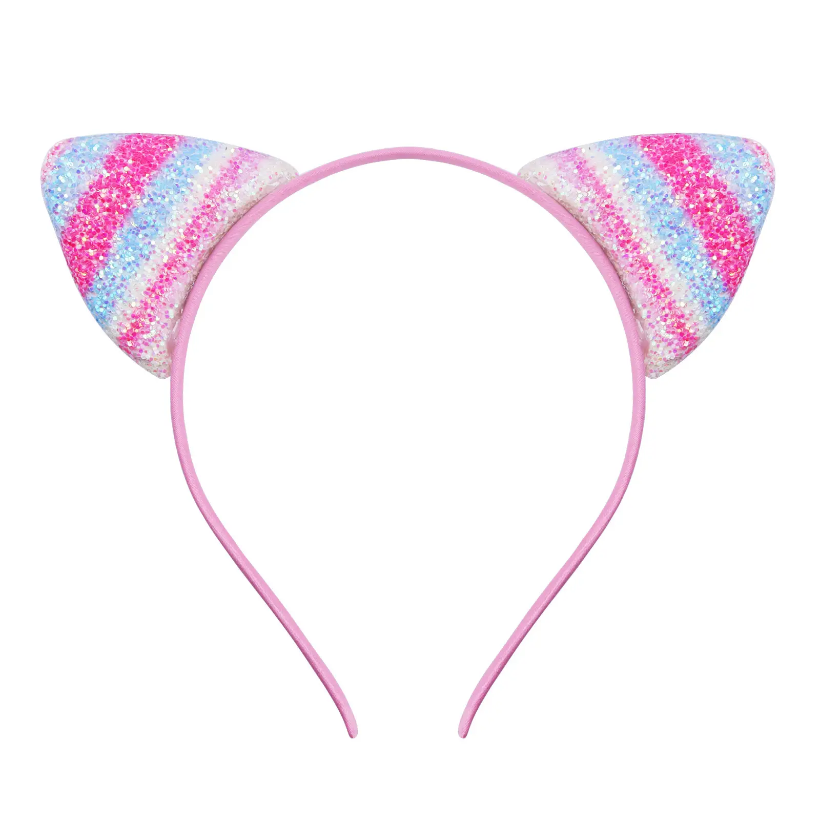 Cat Ears Headband Candy Color Sequins