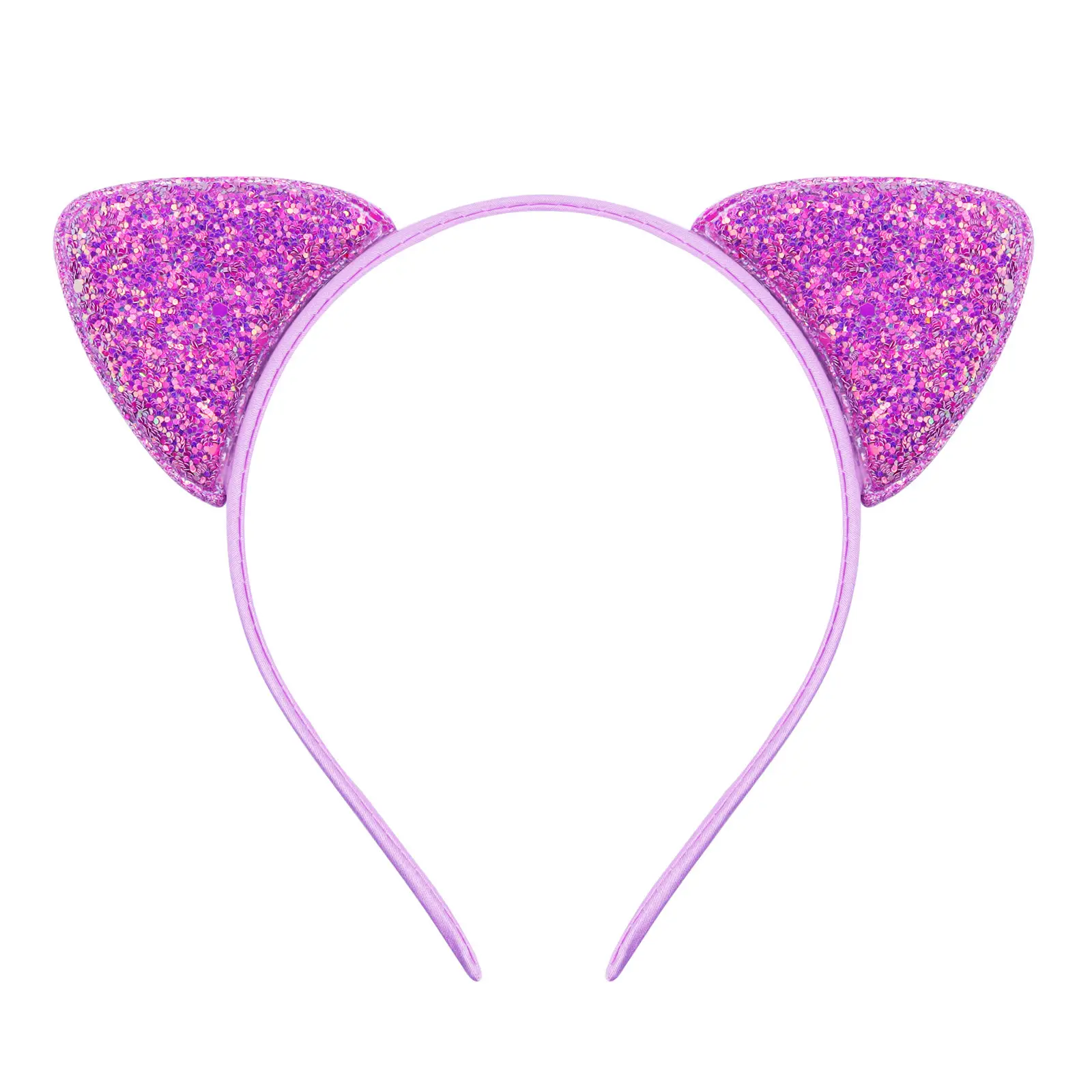 Cat Ears Headband Candy Color Sequins