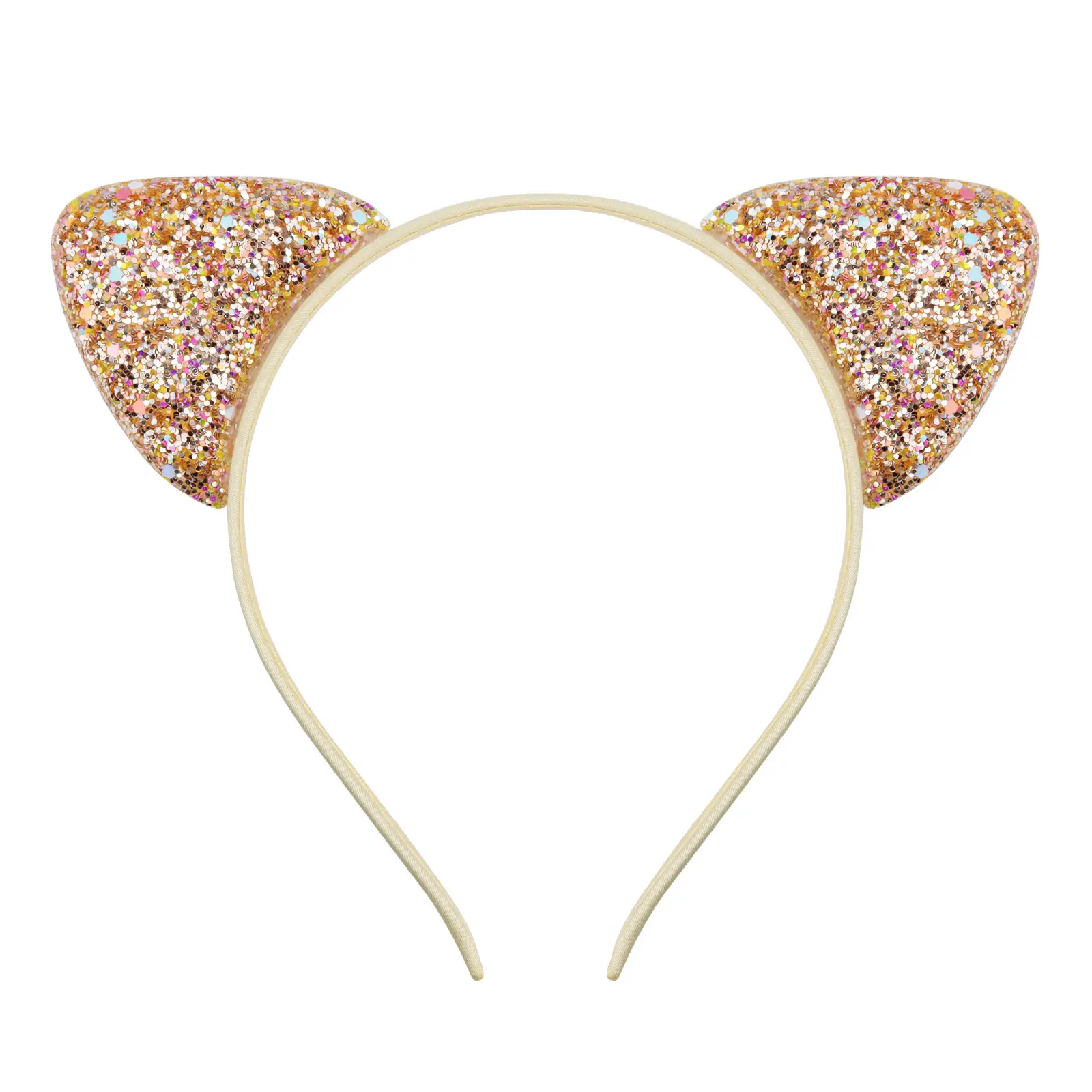 Cat Ears Headband Candy Color Sequins