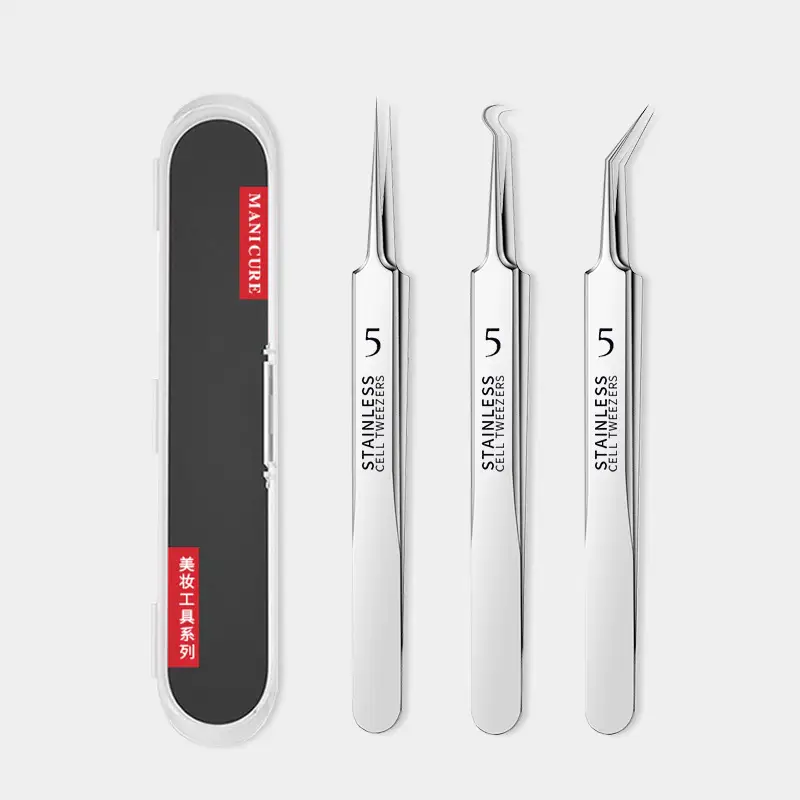 Ultra-fine Acne Needle Clip Blackhead Tweezers - Image 31