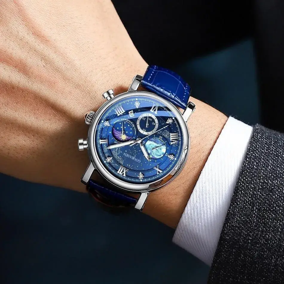 Gubosen Multi-Function Starry Sky Watch for Men - Image 9