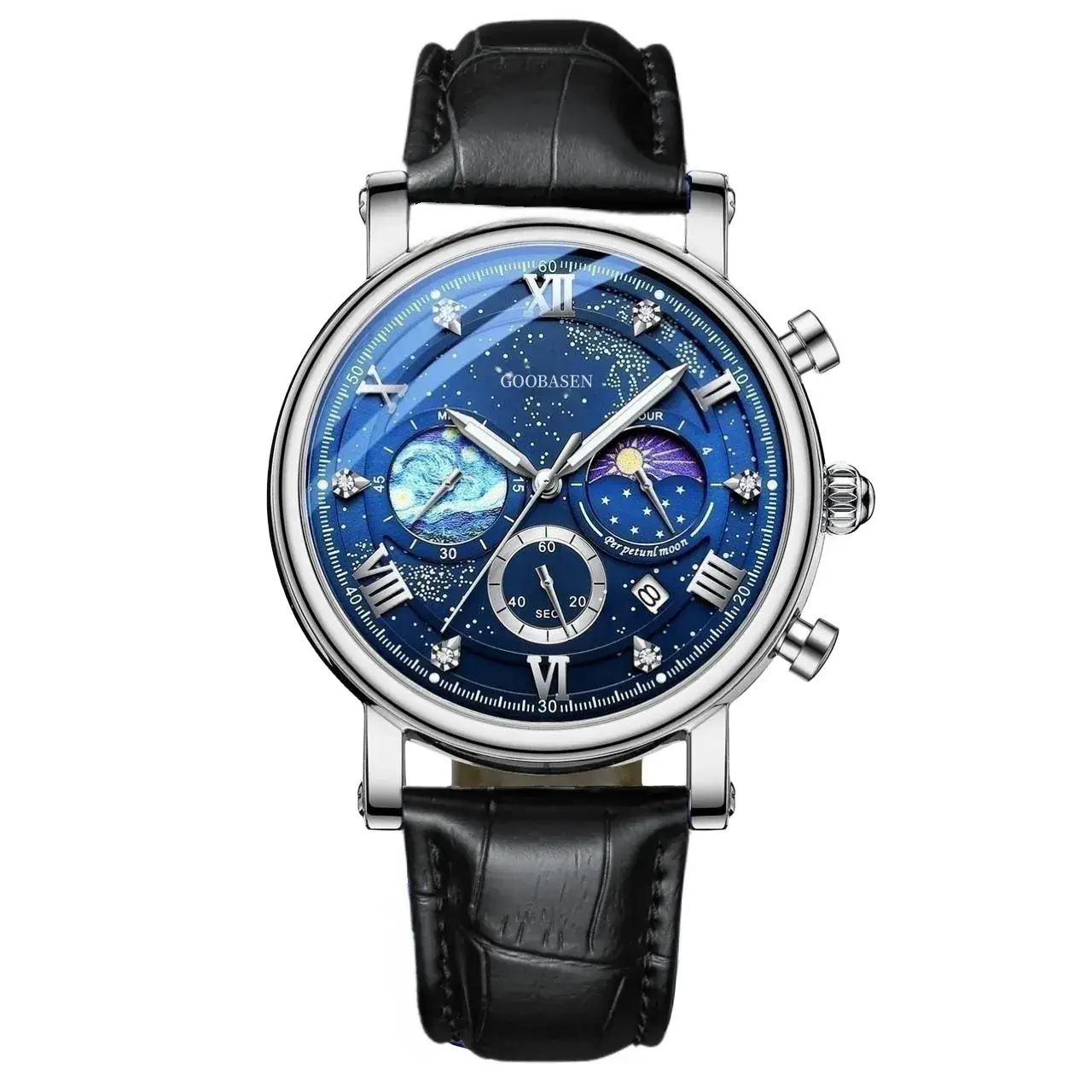 Gubosen Multi-Function Starry Sky Watch for Men - Image 3
