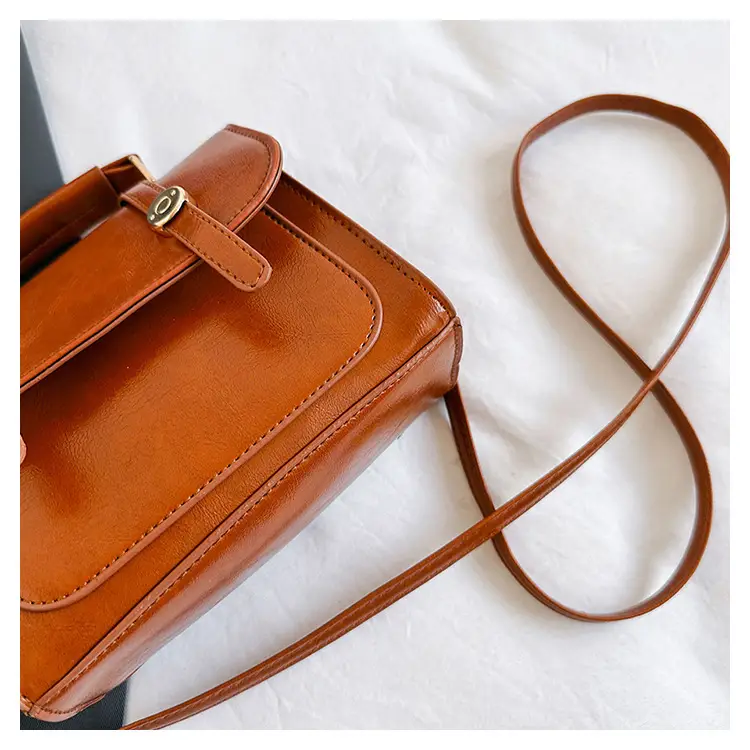 Women's Textured Shoulder Bag Brown New 2023 — feature 28