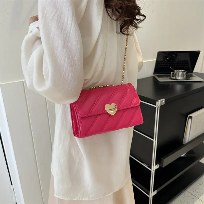 Beige Embroidered Crossbody Bag for Women 2023 Winter - Image 6