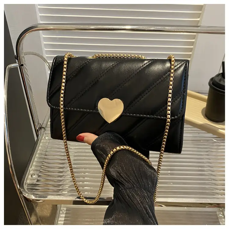 Beige Embroidered Crossbody Bag for Women 2023 Winter - Image 3