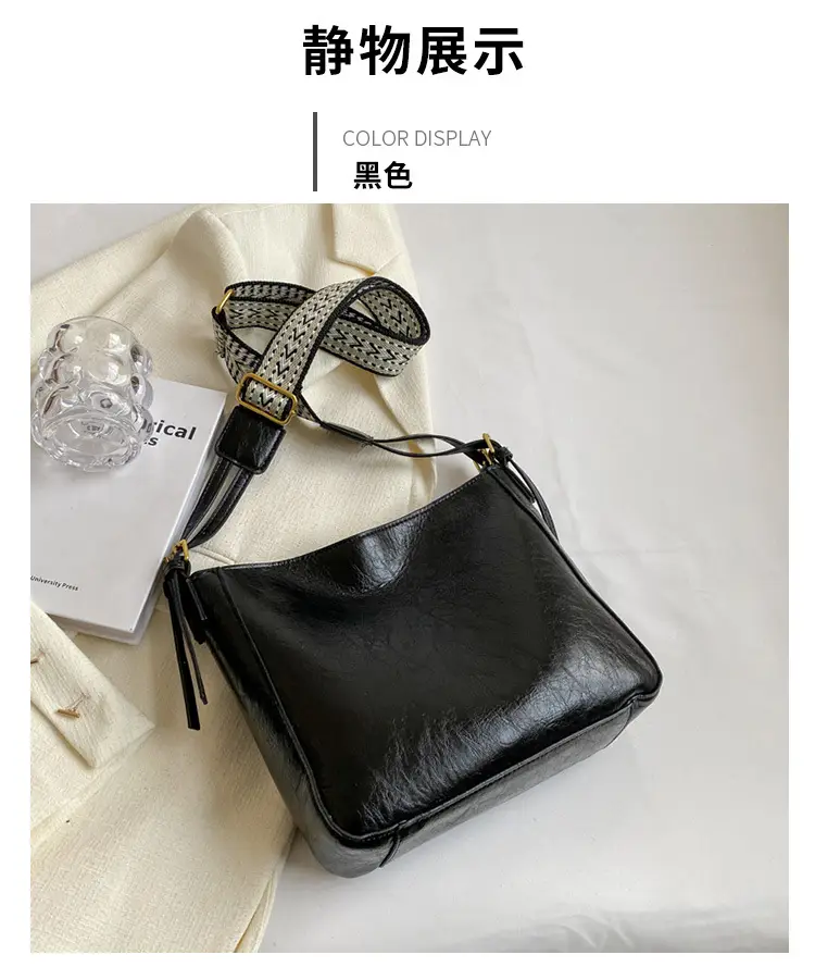 Women Crossbody Bag Brown Leather Autumn Winter New — feature 20