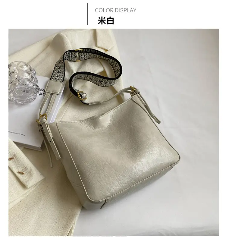 Women Crossbody Bag Brown Leather Autumn Winter New — feature 21